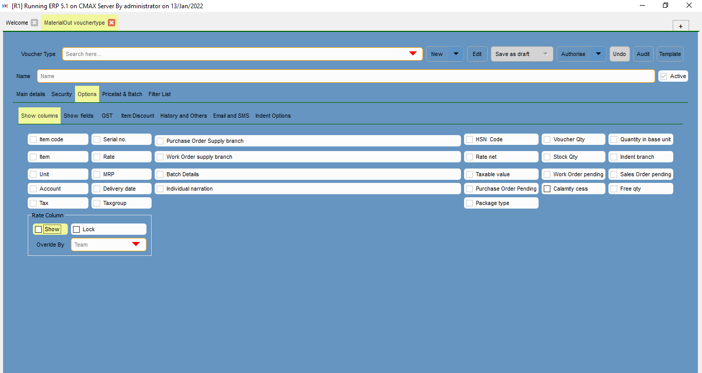 MaterialOutVoucherType